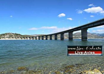 Η χαμηλή στάθμη της λίμνης Πολυφύτου στην υψηλή γέφυρα Σερβίων (Βίντεο)
