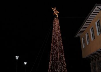 Άναμμα χριστουγεννιάτικων δέντρων στο Δήμο Βοΐου