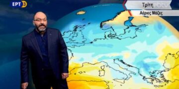 Συνεχίζεται το κύμα κακοκαιρίας και το τσουχτερό κρύο – Δείτε την πρόγνωση του καιρού με τον Σ. Αρναούτογλου