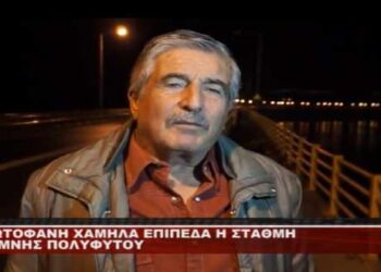 Σε πρωτοφανή χαμηλά επίπεδα η στάθμη της λίμνης Πολυφύτου – Τι λέει ο δήμαρχος Α. Κοσματόπουλος για το φαινόμενο (Βίντεο)