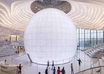 Η πιο εντυπωσιακή βιβλιοθήκη του κόσμου μόλις άνοιξε στην Κίνα και θα σας μαγέψει (Φωτογραφίες & Βίντεο)