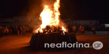 Αναβίωσε το έθιμο «Τσίρι Βάρβαρα» στο Αμύνταιο – Δείτε φωτογραφίες & Βίντεο