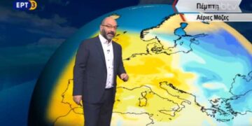 Ήλιος με… δόντια και την Τετάρτη – Δείτε την πρόγνωση του καιρού με τον Σ. Αρναούτογλου
