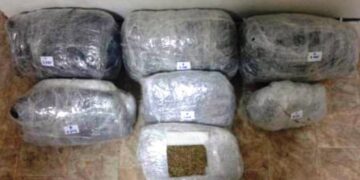 29χρονος μετέφερε πάνω από 14 κιλά κάνναβη σε σάκους στη Φλώρινα