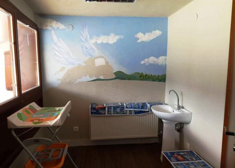 Εγκαίνια της αίθουσας βρεφικής και νηπιακής φροντίδας στην κεντρική πλατεία Κοζάνης, το Σάββατο