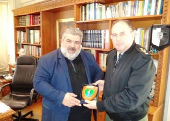 Τον Αντιπεριφερειάρχη της Π.Ε. Κοζάνης Π. Πλακεντά επισκέφτηκε ο Υποστράτηγος Π. Καρατζέτζος