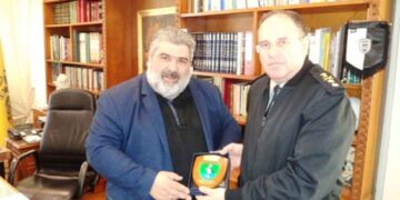 Τον Αντιπεριφερειάρχη της Π.Ε. Κοζάνης Π. Πλακεντά επισκέφτηκε ο Υποστράτηγος Π. Καρατζέτζος