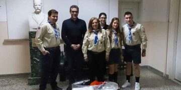 Σεντόνια & μαξιλαροθήκες από το 3ο Σύστημα Προσκόπων Κοζάνης στο “Μαμάτσειο”