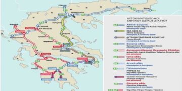Δείτε τον διαδραστικό χάρτη με τους Ελληνικούς αυτοκινητόδρομους – Δείτε ποιοι λειτουργούν και ποιοι κατασκευάζονται