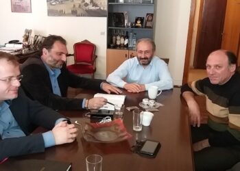 Με τον Δήμαρχο Εορδαίας συναντήθηκαν τα μέλη της Νομαρχιακής Επιτροπής ΣΥΡΙΖΑ