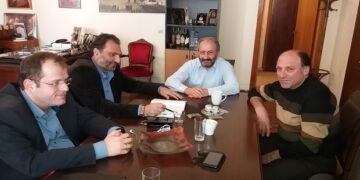 Με τον Δήμαρχο Εορδαίας συναντήθηκαν τα μέλη της Νομαρχιακής Επιτροπής ΣΥΡΙΖΑ