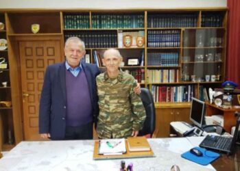 Συνάντηση του Βουλευτή ΠΕ Κοζάνης Γ. Ντζιμάνη με τον νέο Διοικητή της 9ης Ταξιαρχίας