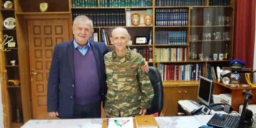Συνάντηση του Βουλευτή ΠΕ Κοζάνης Γ. Ντζιμάνη με τον νέο Διοικητή της 9ης Ταξιαρχίας