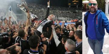 Ο Πτολεμαϊδιώτης Παναγιώτης Παπαδόπουλος έπαθε λουμπάγκο μετά την κατάκτηση του Κυπέλλου από τον ΠΑΟΚ – Δείτε το απίστευτο βίντεο