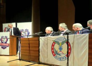 Χαιρετισμός του Πάρι Κουκουλόπουλου στο 18ο Πανελλήνιο Συνέδριο της AHEPA HELLAS Περιφέρεια D-25 στην Κοζάνη