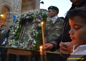 Στο Βέρμιο, για πρώτη φορά, οι εικόνες της Παναγίας Σουμελά και του Αγ. Γεωργίου Περιστερεώτα για την Κοίμηση της Θεοτόκου (φωτο, βίντεο)