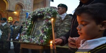 Στο Βέρμιο, για πρώτη φορά, οι εικόνες της Παναγίας Σουμελά και του Αγ. Γεωργίου Περιστερεώτα για την Κοίμηση της Θεοτόκου (φωτο, βίντεο)