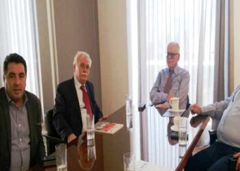 Συνάντηση Δημάρχου Βοΐου με τον Πρόεδρο του Ιδρύματος Παπαγεωργίου