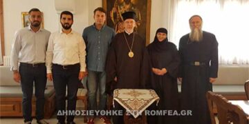 Προσκύνημα Μητροπολίτη Σουηδίας στον Άγιο Μηνά Εμπορίου