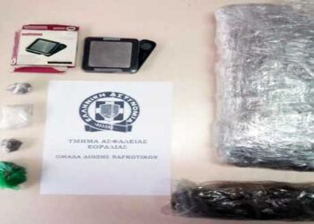 37χρονος έκρυβε μέσα σε νάιλον σακούλες κάνναβη στην Κοζάνη