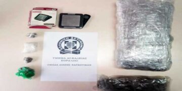 37χρονος έκρυβε μέσα σε νάιλον σακούλες κάνναβη στην Κοζάνη