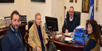 Συνάντηση του Δημάρχου Φλώρινας με την Πρόεδρο του Τμήματος Νηπιαγωγών Φλώρινας για την εύρυθμη λειτουργία της σχολής
