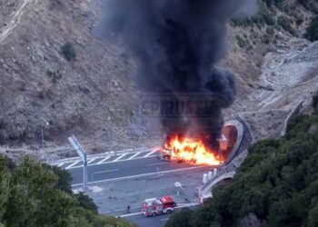 Μέτσοβο: Νταλίκα τυλίχθηκε στις φλόγες στην Εγνατία οδό (Φωτογραφίες & Βίντεο)