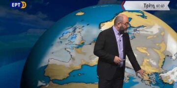 Συνεχίζεται το τσουχτερό κρύο και τις επόμενες ημέρες – Δείτε την πρόγνωση του καιρού με τον Σ. Αρναούτογλου