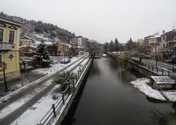 Η Φλώρινα στα λευκά (Φωτογραφίες)