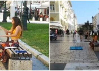 “Κύμα” συμπαράστασης στη μουσικό του δρόμου που συνελήφθη για επαιτεία – Άηχη μουσική διαμαρτυρία στη Θεσσαλονίκη