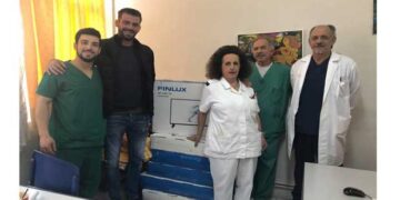 Δωρεά τηλεοράσεων στην Χειρουργική Κλινική του Μαμάτσειου Νοσοκομείου