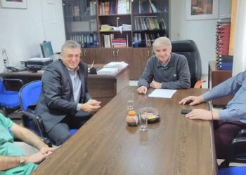 Επίσκεψη του υποψηφίου Δημάρχου Κοζάνης Κυριάκου Μιχαηλίδη στο Μαμάτσειο Νοσοκομείο