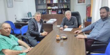 Επίσκεψη του υποψηφίου Δημάρχου Κοζάνης Κυριάκου Μιχαηλίδη στο Μαμάτσειο Νοσοκομείο