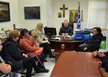 Με συμβασιούχες καθαρίστριες του Δήμου Φλώρινας συναντήθηκε ο Γιάννης Βοσκόπουλος