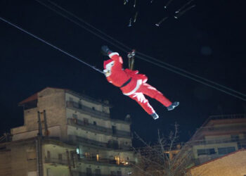 Ο Άη Βασίλης στα Γρεβενά!!!