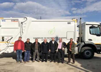 Παραδόθηκε ένα απορριμματοφόρο, δωρεά του TAP προς τον Δήμο Αμυνταίου