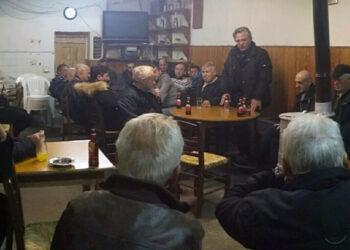 Στο Παλαιόκαστρο βρέθηκε χθες o υποψήφιος δήμαρχος Bοΐου Χρήστος Ζευκλής