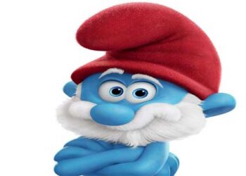 O Μπαμπαστρούμφ και η Στρουμφίτα στο Χριστουγεννιάτικο χωριό του Εμπορικού Συλλόγου Γρεβενών