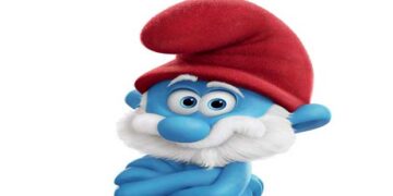 O Μπαμπαστρούμφ και η Στρουμφίτα στο Χριστουγεννιάτικο χωριό του Εμπορικού Συλλόγου Γρεβενών