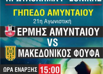 Γ Εθνική: Ερμής Αμυνταίου VS Μακεδονικός Φούφα