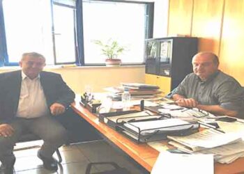 Συνάντηση Γ. Ντζιμάνη με τον Πρόεδρο του ΕΛΓΑ για τις αποζημιώσεις σε Βελβεντό και Μεσόβουνο