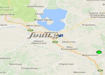 Ασθενής σεισμική δόνηση στην Καστοριά (χάρτης)