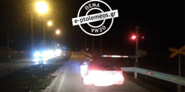 «Τρελάθηκαν» οι μπάρες στη σιδηροδρομική διάβαση της Βεύης!