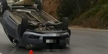 Σιάτιστα: Τούμπαρε αυτοκίνητο στον περιφερειακό