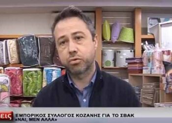 Ο Εμπορικός Σύλλογος Κοζάνης για το ΣΒΑΚ (Σχέδιο Βιώσιμης Αστικής Κινητικότητας): Ναι μεν… αλλά (βίντεο)