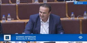 Ομιλία του Γ. Αντωνιάδη στην Επιτροπή Παραγωγής και Εμπορίου της Βουλής, 23/4,  κατά τη συζήτηση του νομοσχεδίου για την πώληση Μονάδων της ΔΕΗ(Βίντεο)
