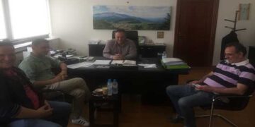 Συνάντηση Ηλία Κάτανα και Φώτη Ζυγούρη για τον 13ο Ποδηλατικό Γύρο λίμνης Πολυφύτου