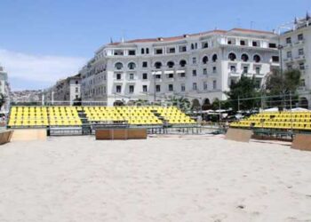 Με άμμο θα στρωθεί η πλατεία Αριστοτέλους για το τουρνουά Beach Volley