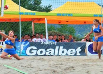 Η Βίκυ Χατζηβασιλείου στο ταμπλό του Kastoria Open