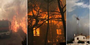 Ανεξέλεγκτες οι φωτιές σε Κινέτα-Πεντέλη – Εκκενώνονται οικισμοί, κατασκηνώσεις [εικόνες & βίντεο]